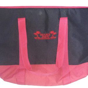 Trader Joe’s Reusable Black and Red Trees Insulated Freezer Grocery Bag